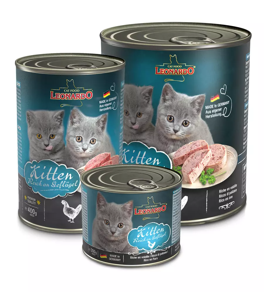 Leonardo Kitten Geflügel pur